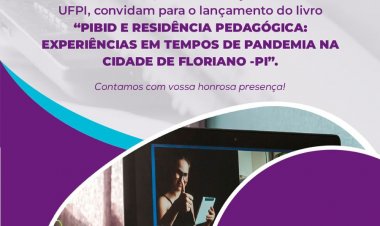 Educação Municipal lançará livro sobre experiências em tempos de pandemia em Floriano nesta terça, 09