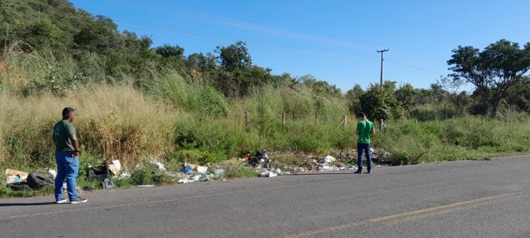 SEMAN faz monitoramento e realiza limpeza de resíduos descartados de forma irregular em Floriano