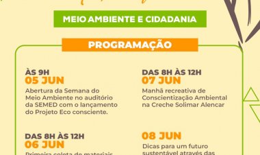 Prefeitura de Floriano promoverá Semana do Meio Ambiente