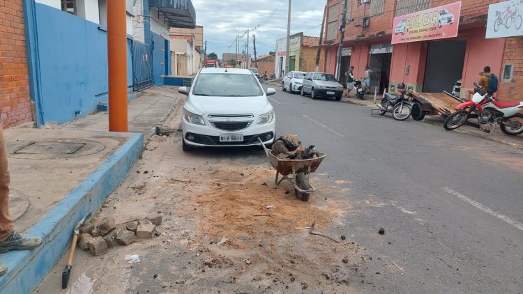 Infraestrutura de Floriano avança na recuperação de ruas e estrada rural