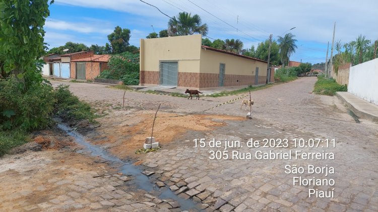 Infraestrutura de Floriano faz manutenção contínua com tapa-buracos nas ruas e iluminação pública