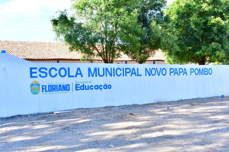 126 anos: Prefeitura de Floriano entrega escola Novo Papa Pombo reformada