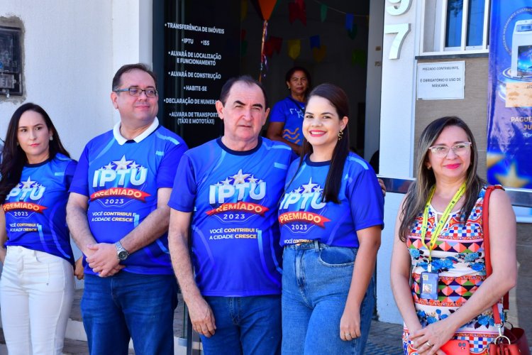 Prefeitura de Floriano lança campanha IPTU Premiado