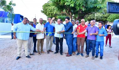 Bairro Nossa Senhora da Guia ganha calçamento do Programa Avançar Cidades