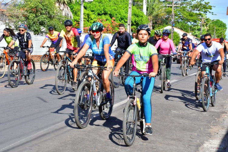 Passeio ciclístico de aniversário pelos 126 anos de Floriano foi um sucesso 