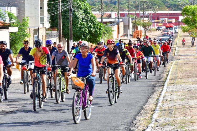 Passeio ciclístico de aniversário pelos 126 anos de Floriano foi um sucesso 