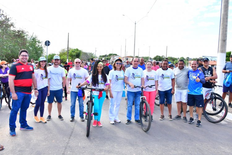 Passeio ciclístico de aniversário pelos 126 anos de Floriano foi um sucesso 