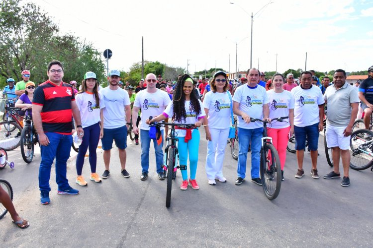 Passeio ciclístico de aniversário pelos 126 anos de Floriano foi um sucesso 