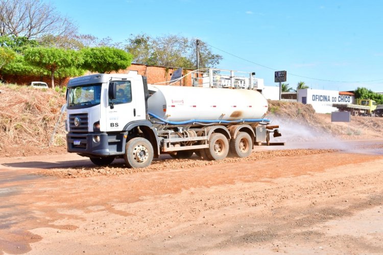 Superintendência de Trânsito acompanha obra de recapeamento da BR230 em Floriano