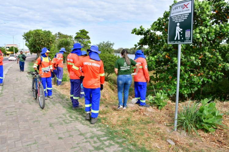 SEMAN realiza mutirão de limpeza nas margens do Rio Parnaíba