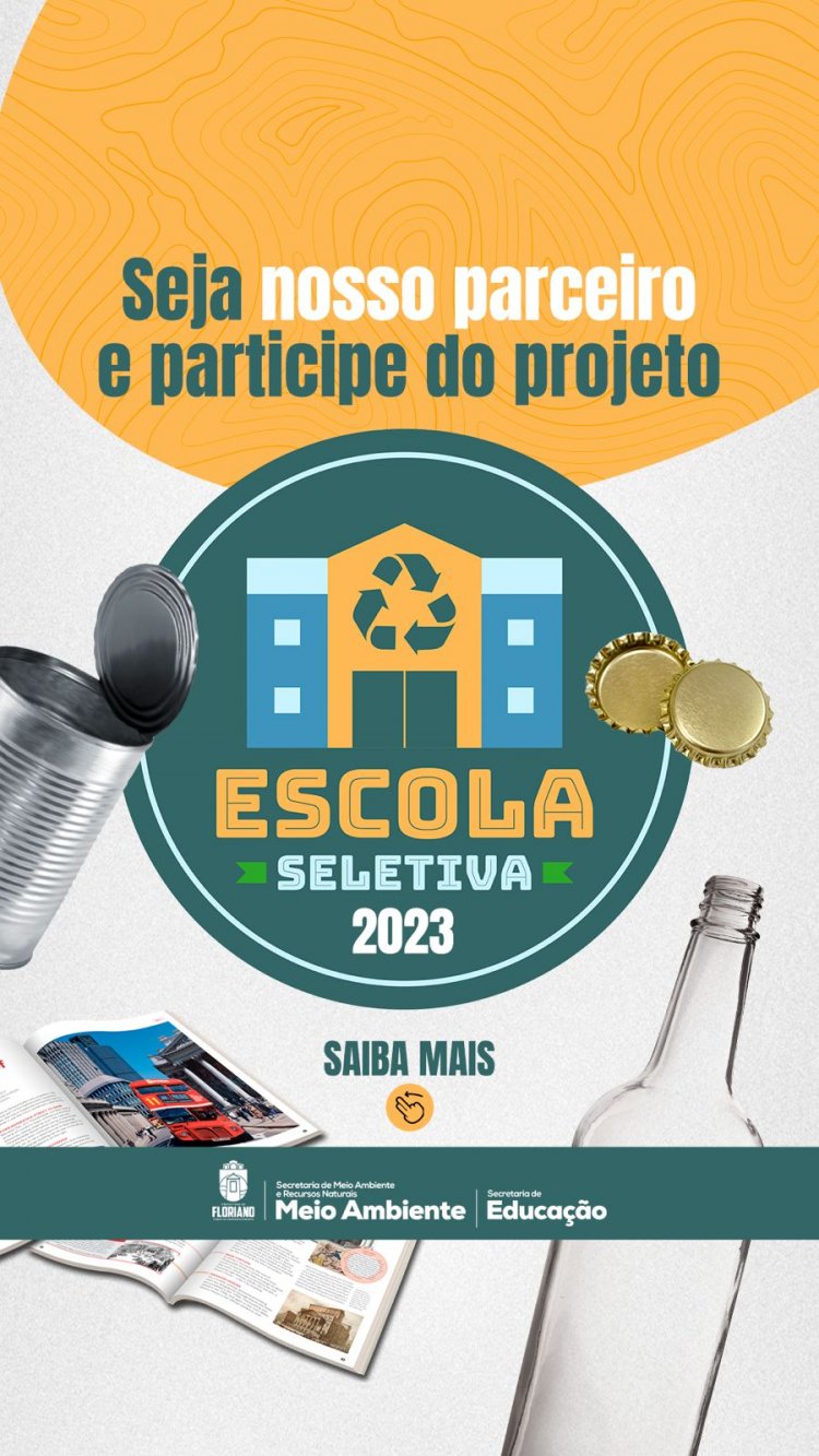 Meio Ambiente incentiva participação popular no projeto “Escola Seletiva 2023”