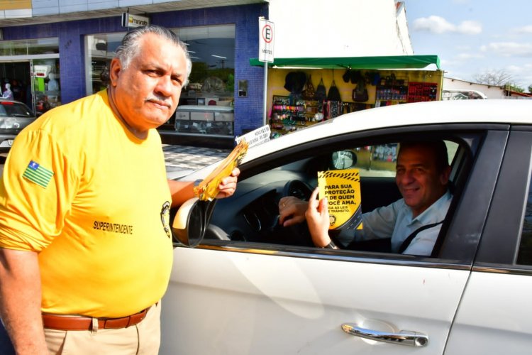 Sutran de Floriano abre Campanha Nacional de Trânsito pedindo paz