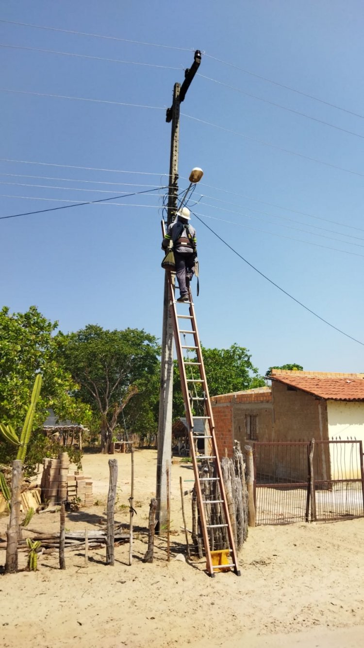 Infraestrutura: onze localidades rurais de Floriano recebem manutenção na rede de iluminação pública