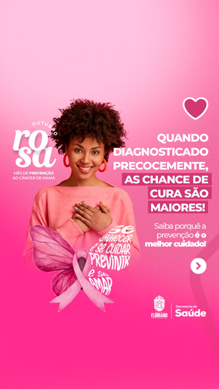 Campanha do Outubro Rosa chama atenção para prevenção