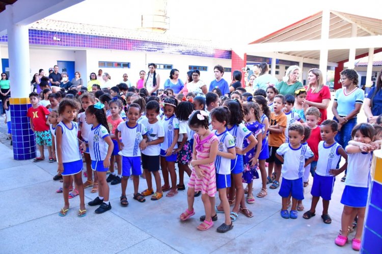 Educação de Floriano entrega ampliação da Creche Solimar Alencar