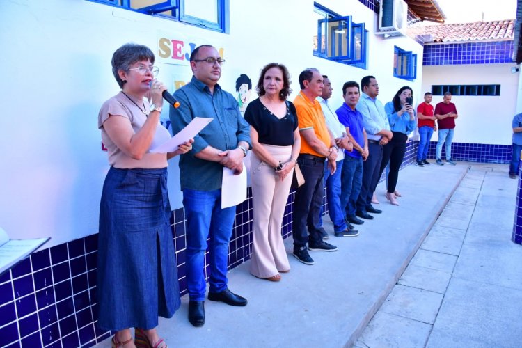 Educação de Floriano entrega ampliação da Creche Solimar Alencar