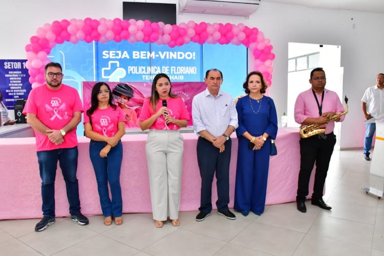 Mulheres passam por rastreio do câncer de mama em Floriano