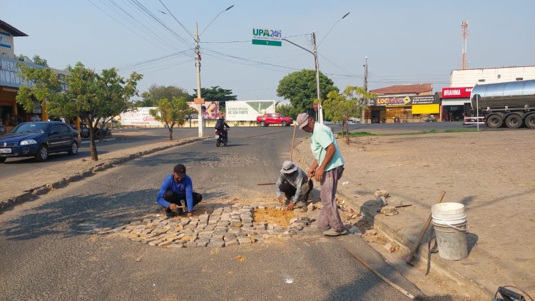 Infraestrutura: operação tapa-buracos faz manutenção em 20 ruas de dez bairros de Floriano