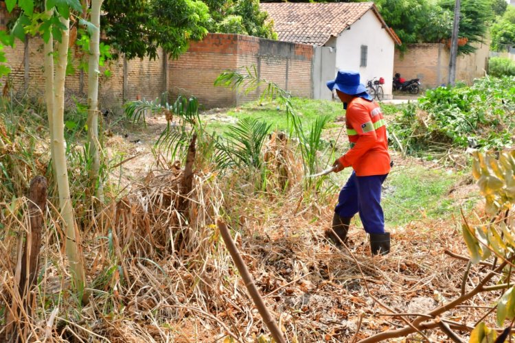 Floriano: Secretaria de Infraestrutura inicia limpeza dos riachos que cortam o município