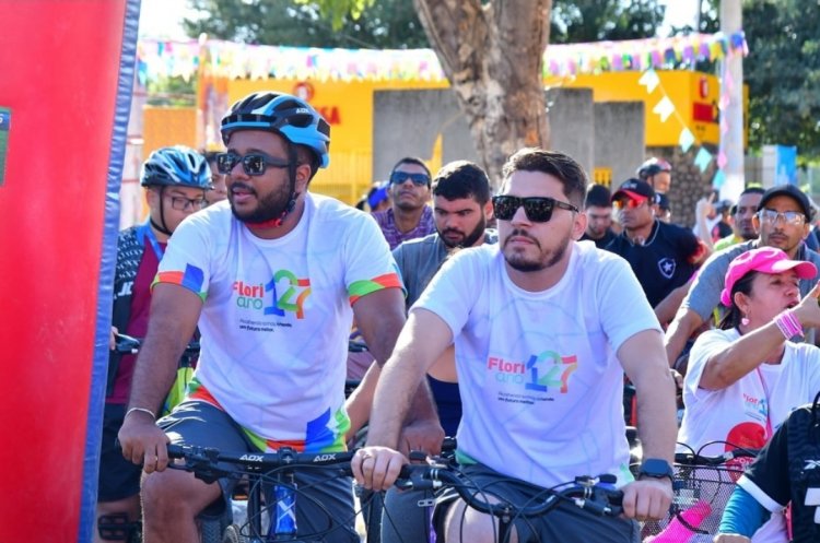 Floriano 127 anos: Passeio Ciclístico 2024 reúne centenas de ciclistas de todas as idades