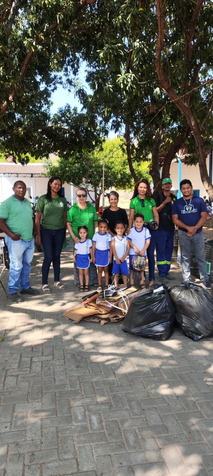 Mais de 300 quilos de materiais recicláveis são recolhidos em ecopontos de Floriano