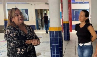 Secretária de Educação inspeciona estrutura de escolas rurais e urbanas 