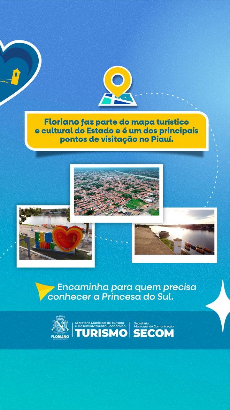 Prefeitura de Floriano tem sete eventos aprovados no Calendário de Eventos Turísticos Estadual