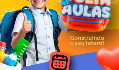Volta às aulas: Educação de Floriano inicia segundo semestre dia 5 de agosto