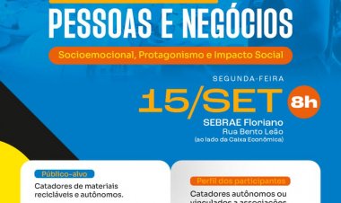 Secretaria de Meio Ambiente realizará oficina para catadores de materiais recicláveis