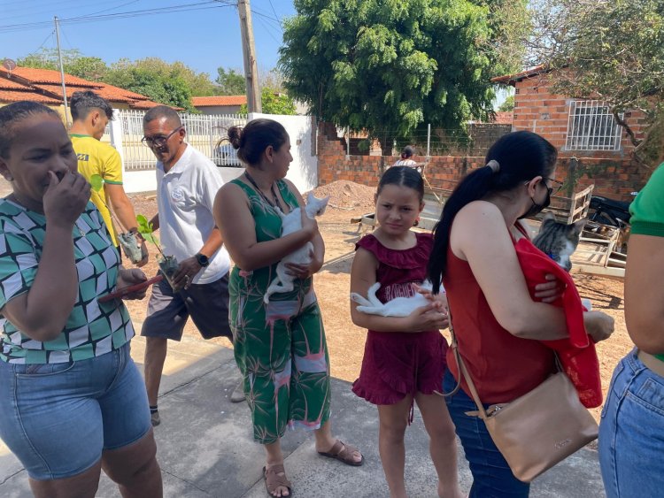 Programa Meu Amigo Pet leva cuidados aos animais e incentiva sustentabilidade no Cajueiro II