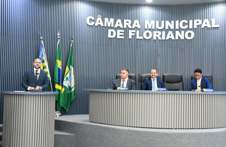 Vice-prefeito Joab Curvina apresenta mensagem do Poder Executivo na abertura do Ano Legislativo 2026
