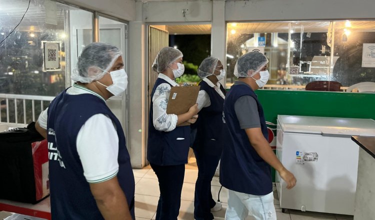 Vigilância Sanitária de Floriano inspeciona pizzarias e reforça orientações sobre segurança alimentar