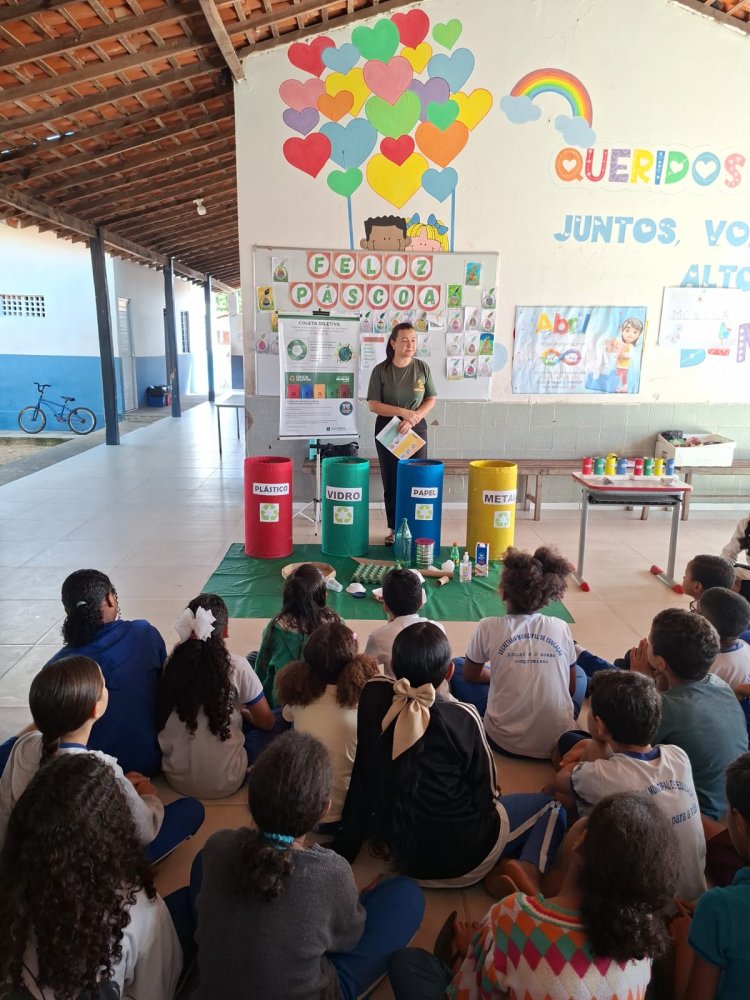 SEMAN de Floriano em parceria com a SEMARH realiza palestras em alusão ao Abril Laranja 