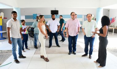 Equipe da Prefeitura realiza visita técnica à reforma do CAPS II