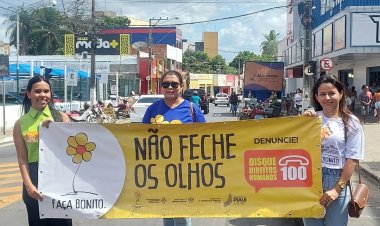 Prefeitura de Floriano participa de blitz educativa da campanha Maio Laranja em parceria com a SSP-PI