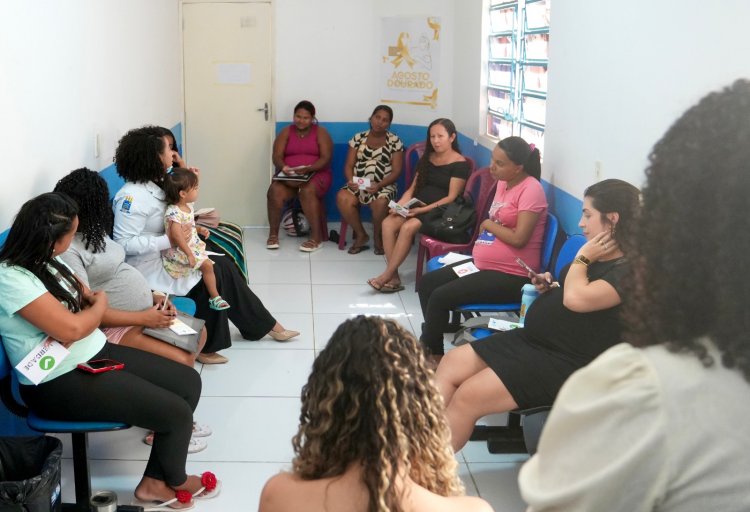 Agosto Dourado: Saúde de Floriano reforça ações de promoção e apoio ao aleitamento materno