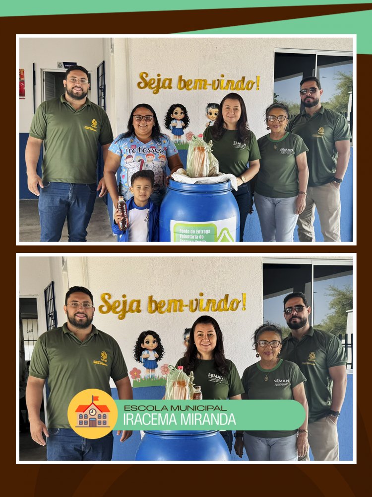 Transformando resíduo em futuro: Projeto Óleo Coletar une educação e preservação em Floriano