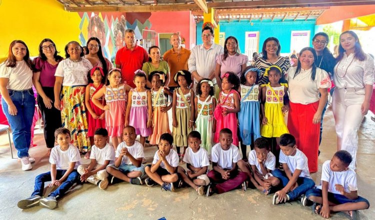 Comitiva da educação de Floriano visita escola municipal em São Raimundo Nonato