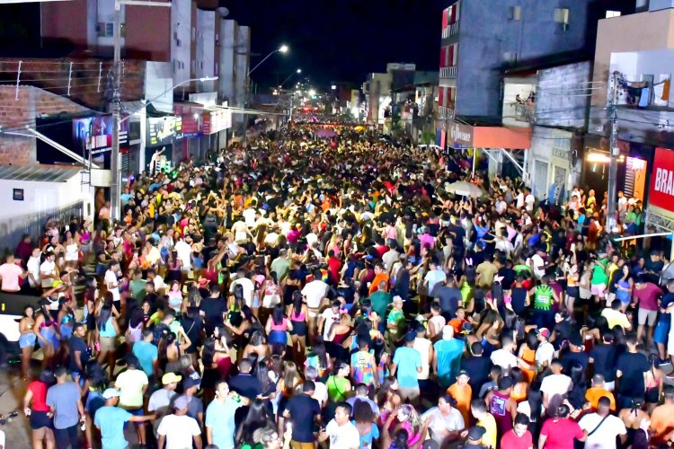 Carnaval 2025: Ávine Vinny reúne multidão no 2º arrastão de Floriano