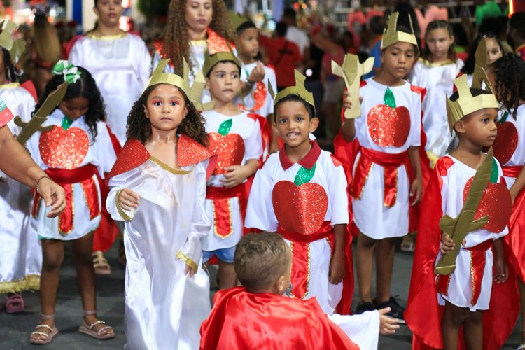 Carnaval de Floriano: escolas de samba brilham na Avenida Getúlio Vargas