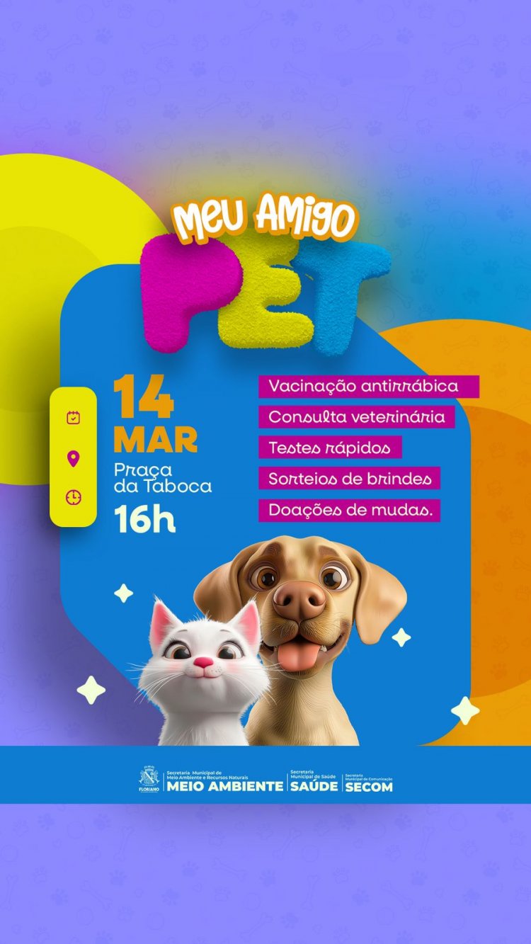 Prefeitura de Floriano promove mais uma edição do ‘Meu Amigo Pet’ nesta sexta-feira (14)