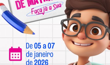 Educação de Floriano divulga edital de matrículas da rede municipal de ensino para o ano letivo de 2026