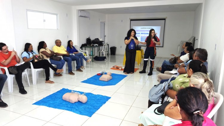 Prefeitura de Floriano capacita profissionais da atenção primária em primeiros socorros