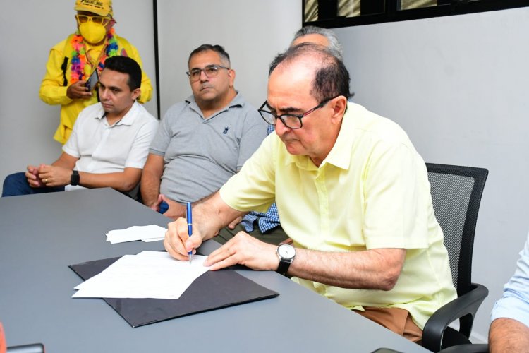 Prefeitura de Floriano assina ordem de serviço para construção de Espaço Comunitário na Vila Leão