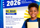 Prefeitura de Floriano anuncia início do Ano Letivo 2026 na rede municipal de ensino