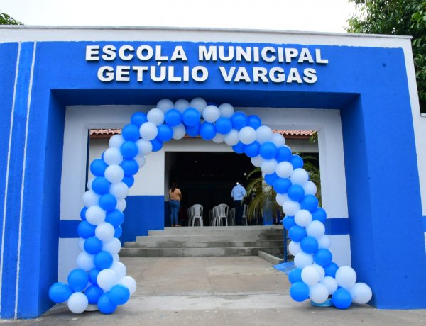 Educação de Floriano: entregue reforma e ampliação da Escola Municipal Getúlio Vargas