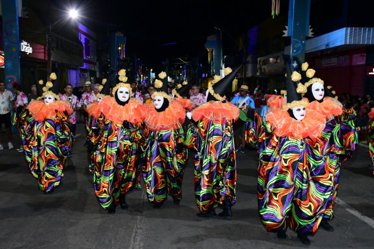 Desfile das Escolas de Samba encanta público na Avenida Getúlio Vargas