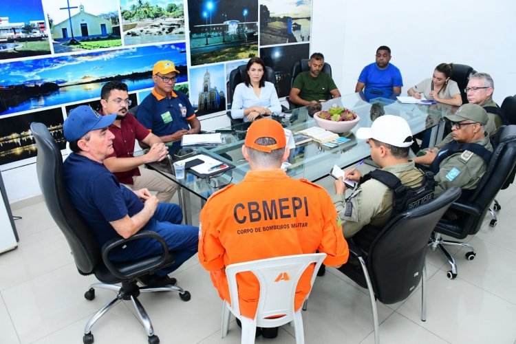 Prefeitura de Floriano reúne Comitê Gestor de Crise para definir ações emergenciais após fortes chuvas