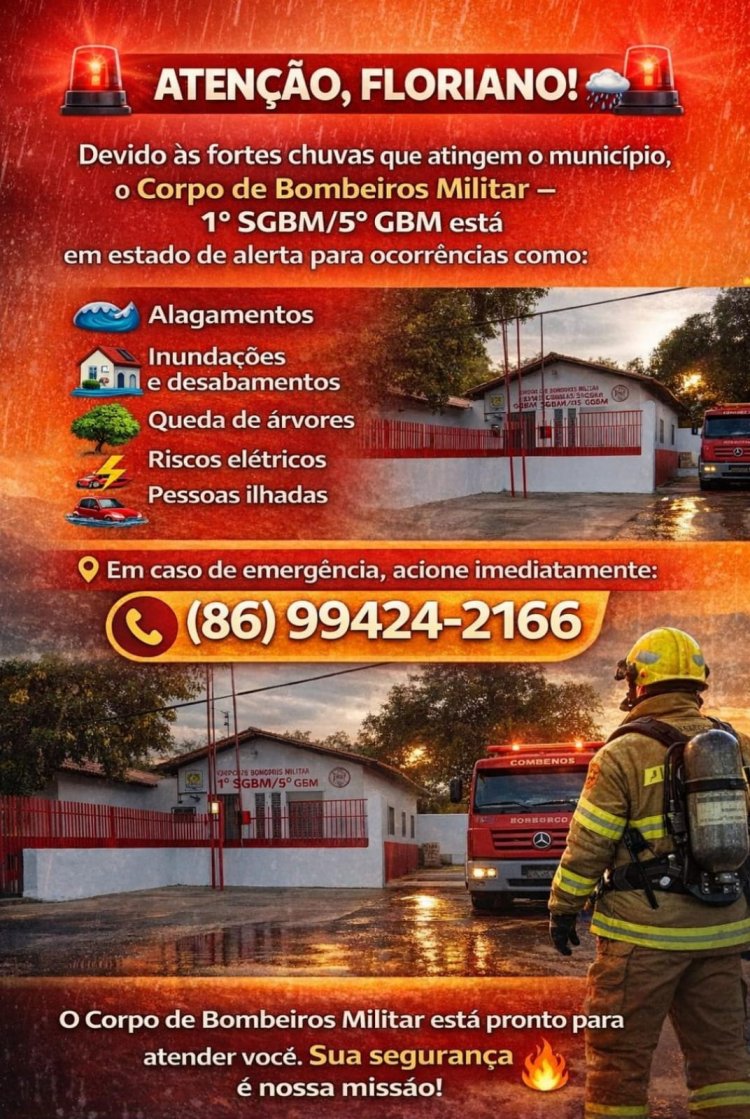 Prefeitura de Floriano reúne Comitê Gestor de Crise para definir ações emergenciais após fortes chuvas