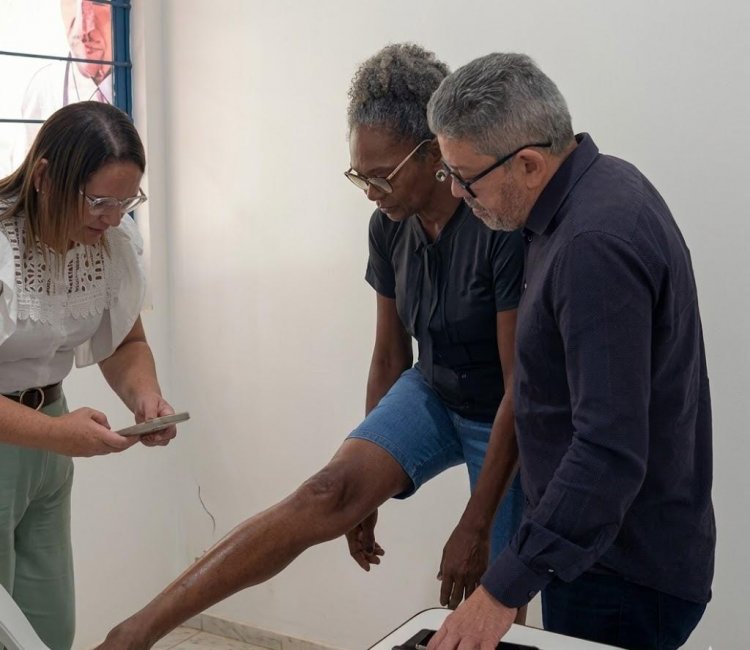 Saúde itinerante de Floriano leva atendimento à comunidade L3 em ação de combate à hanseníase